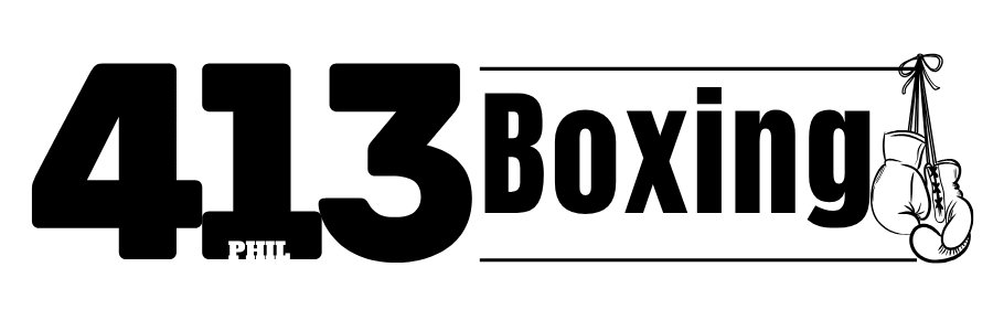413 Boxing Logo Black